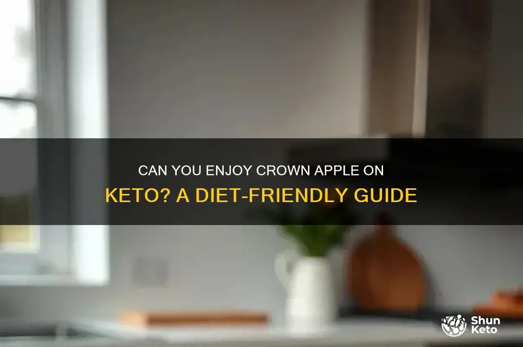 can you have crown apple on keto