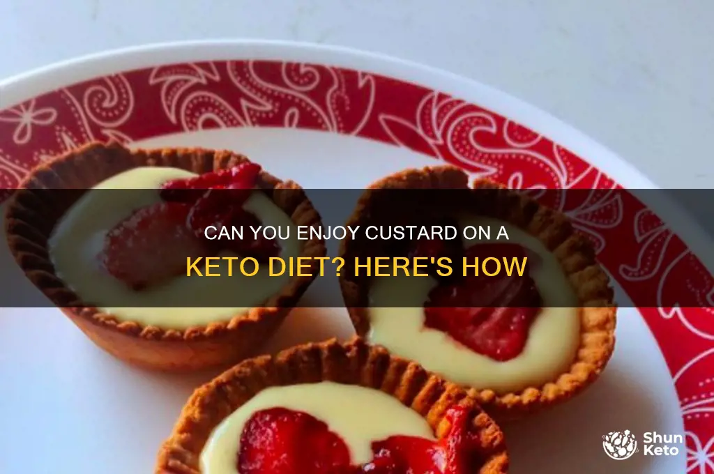 can you have custard on keto diet