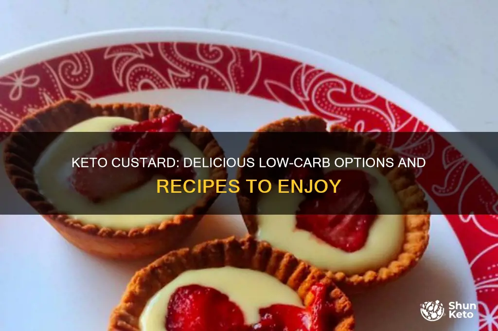 can you have custard on keto