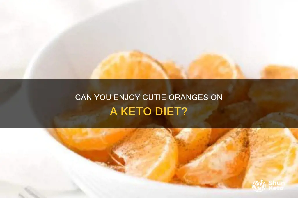 can you have cutie oranges on keto