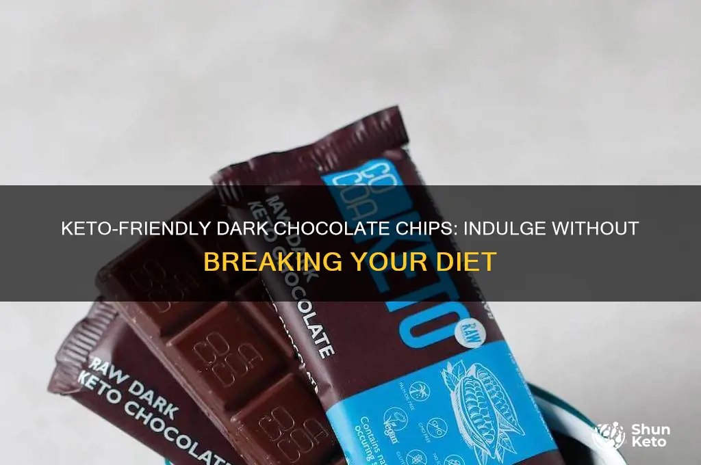 can you have dark chocolate chips on keto