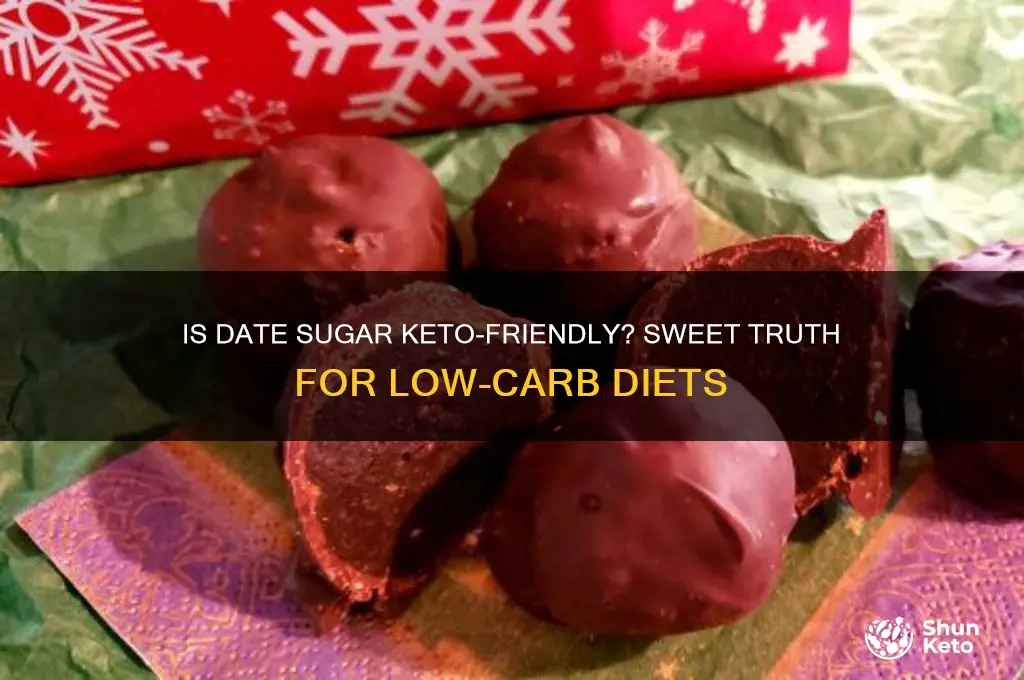 can you have date sugar on keto