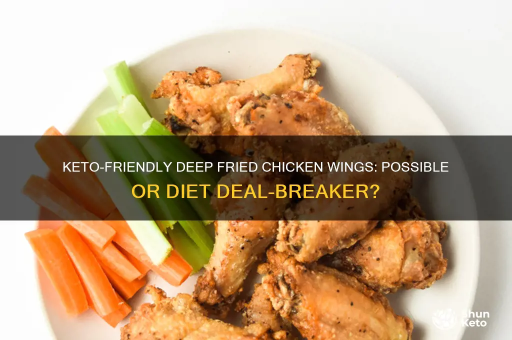can you have deep fried chicken wings on keto diet