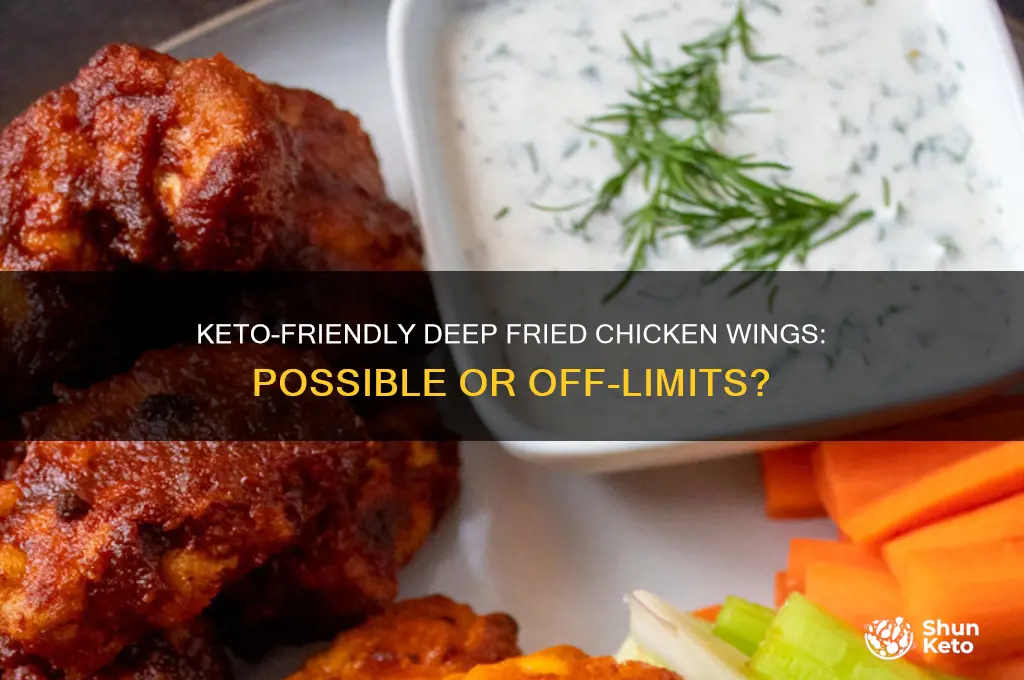can you have deep fried chicken wings on keto