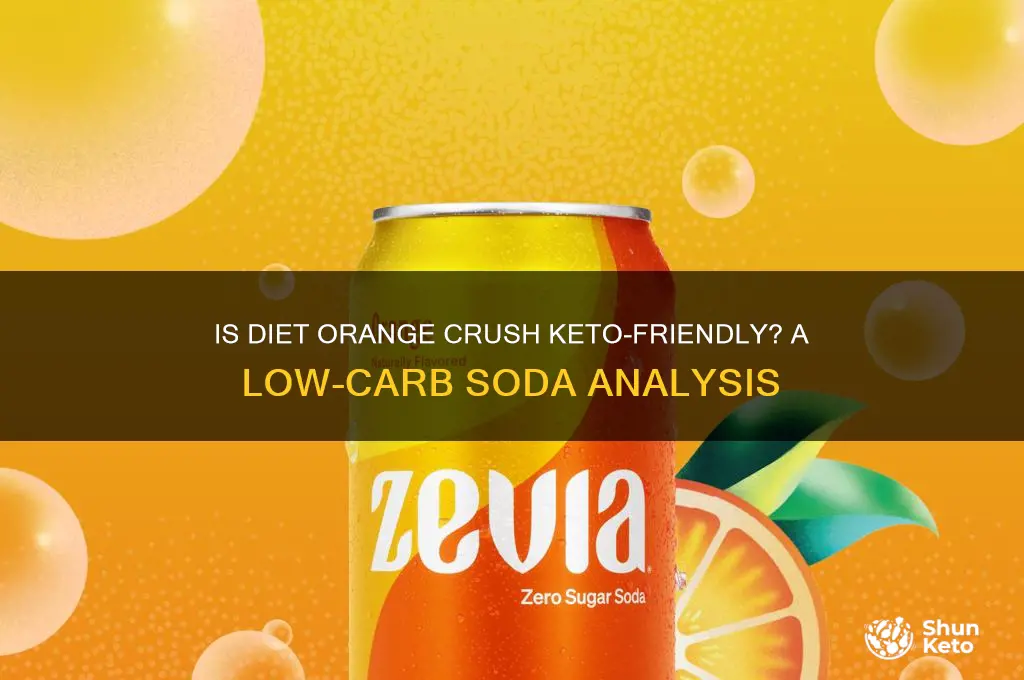 can you have diet orange crush on keto