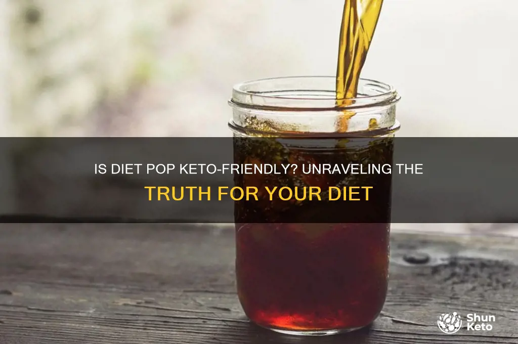 can you have diet pop on keto