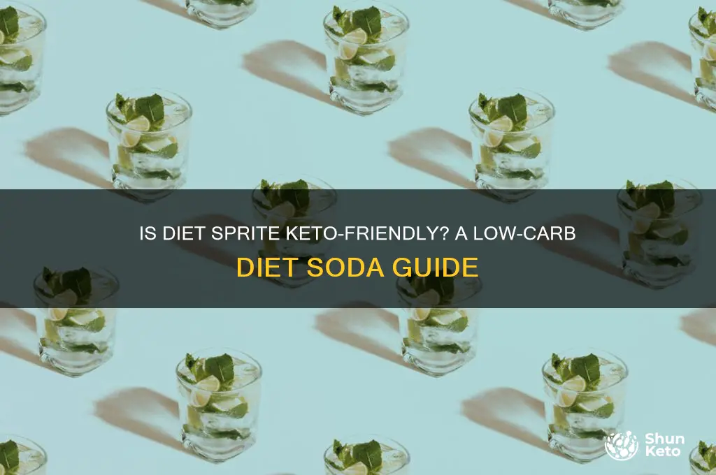 can you have diet sprite on keto