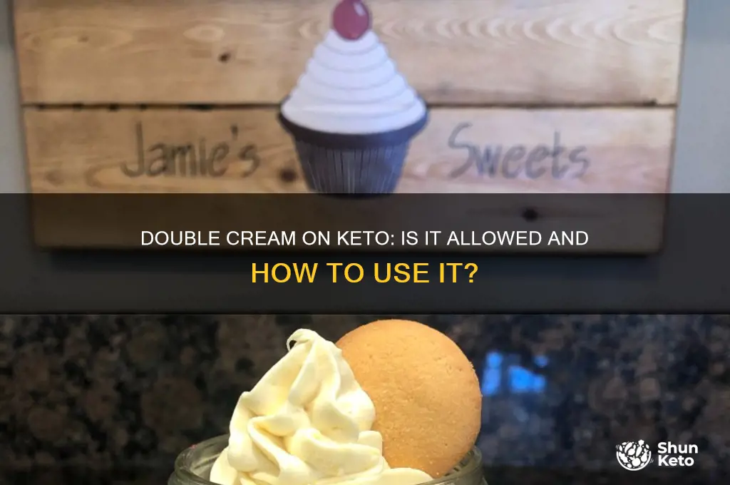 can you have double cream on keto diet