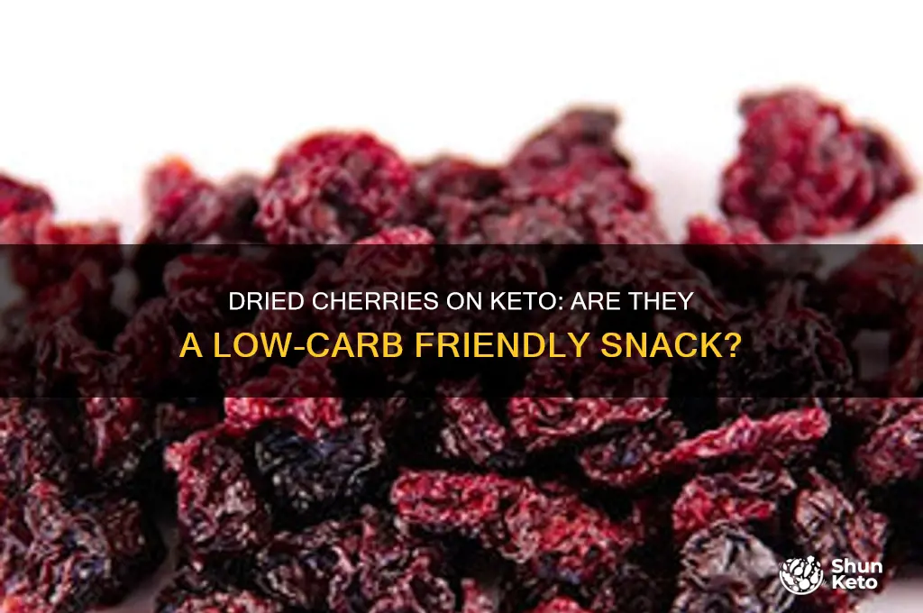 can you have dried cherries on keto