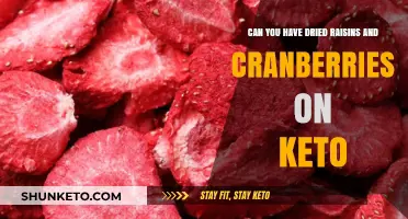 Keto-Friendly Snacking: Are Dried Raisins and Cranberries Allowed?