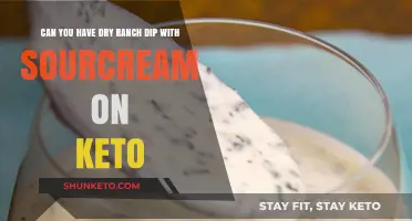 Keto-Friendly Dry Ranch Dip with Sour Cream: Is It Allowed?