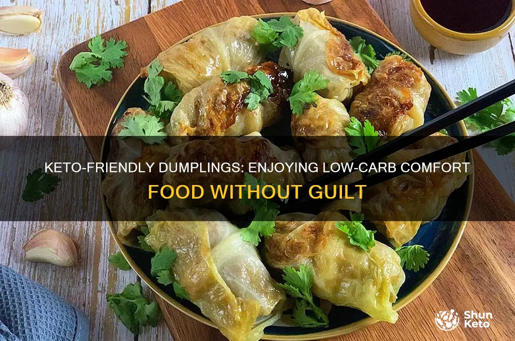 can you have dumplings on keto