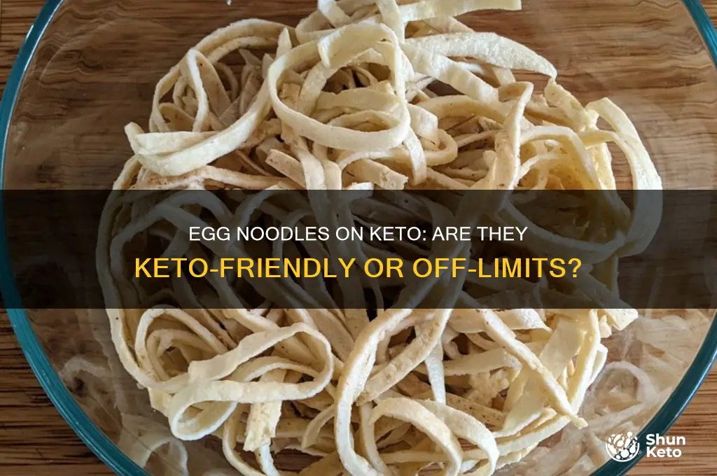 can you have egg noodles on keto