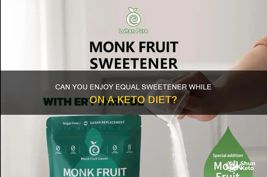 can you have equal on keto diet