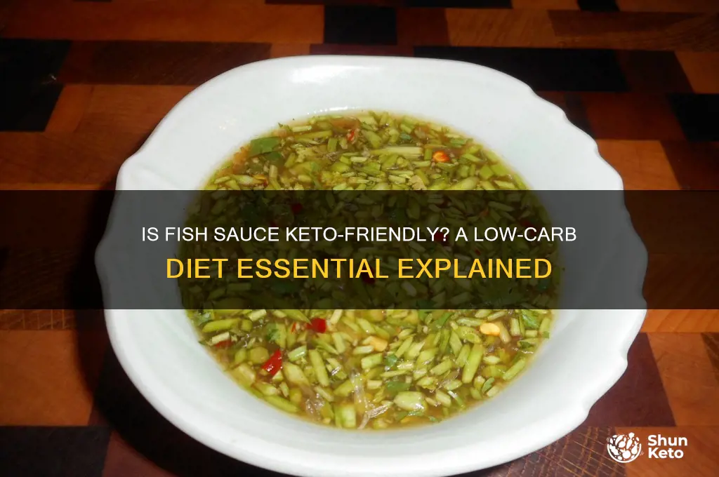 can you have fish sauce on keto