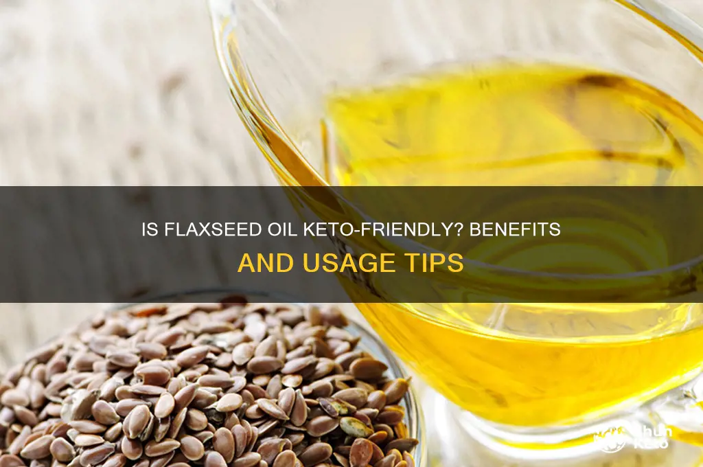 can you have flaxseed oil on keto