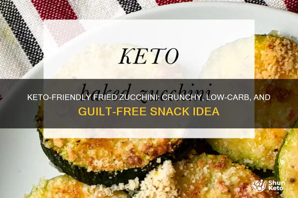 can you have fried zucchini on keto