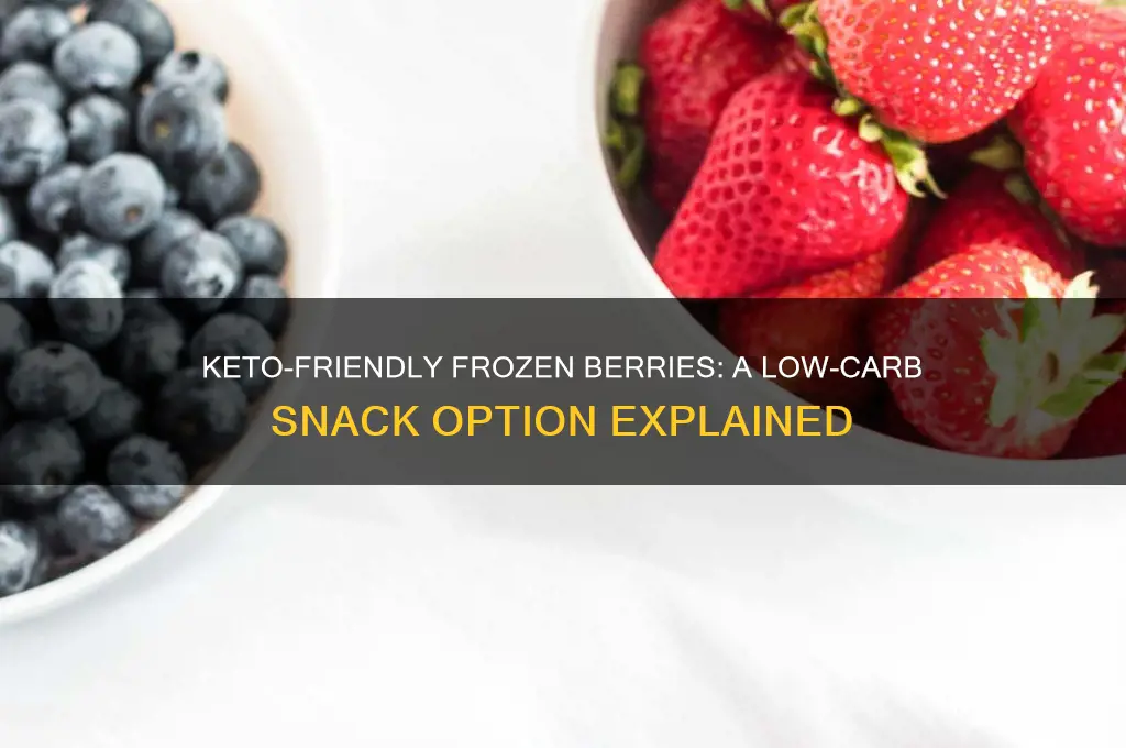 can you have frozen berries on keto