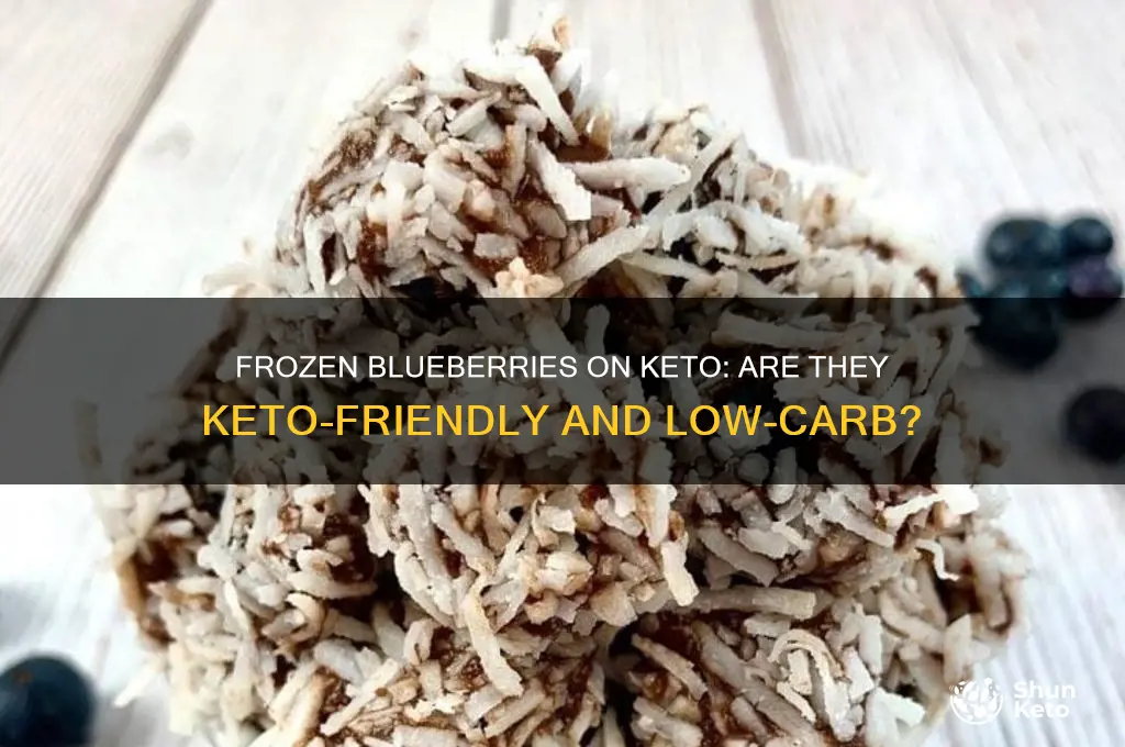 can you have frozen blueberries on keto