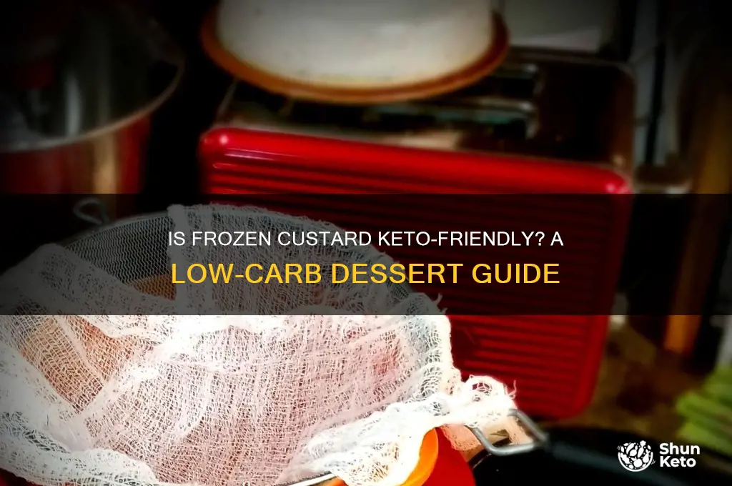 can you have frozen custard in keto diet