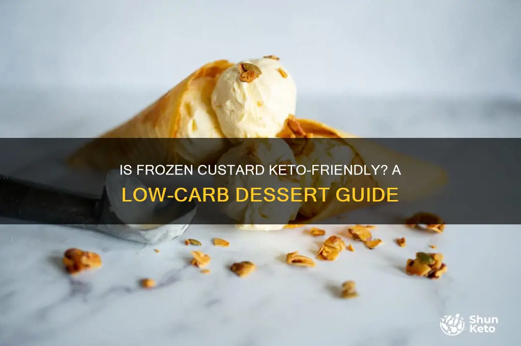 can you have frozen custard on keto