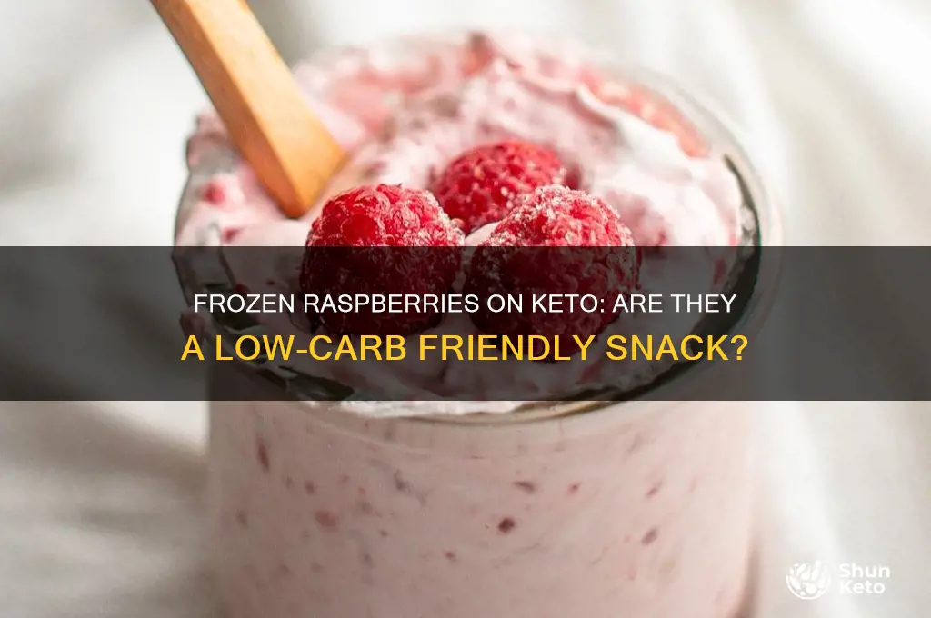 can you have frozen raspberries on keto diet