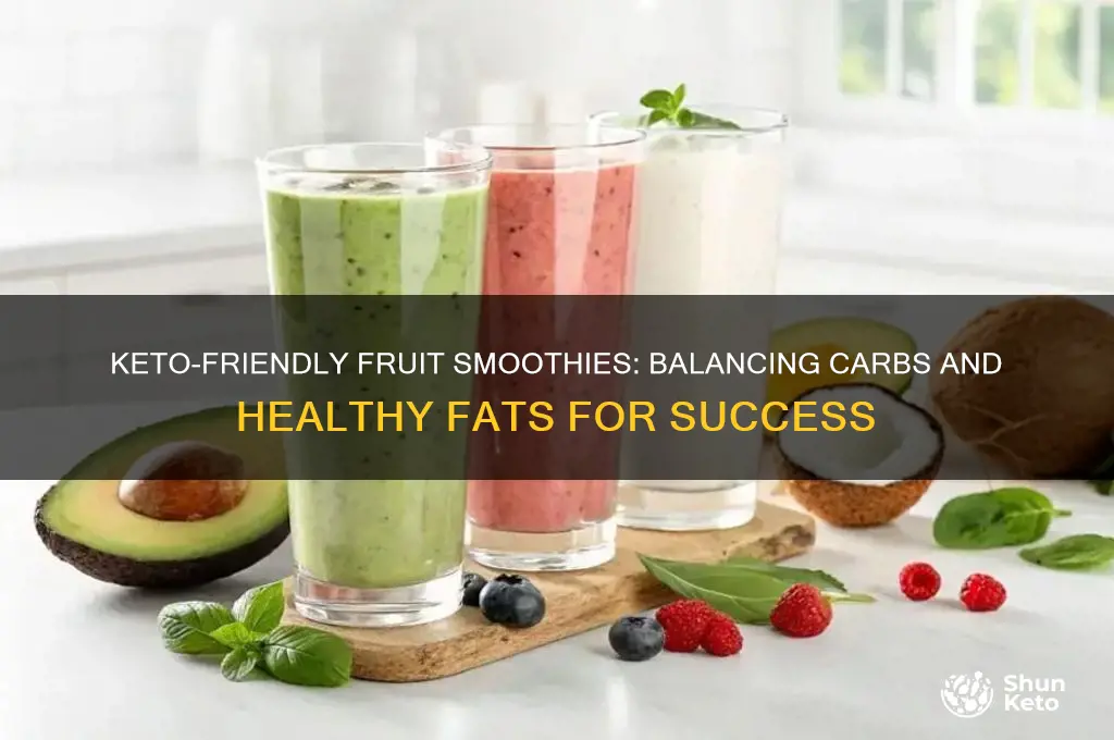 can you have fruit smoothies on keto