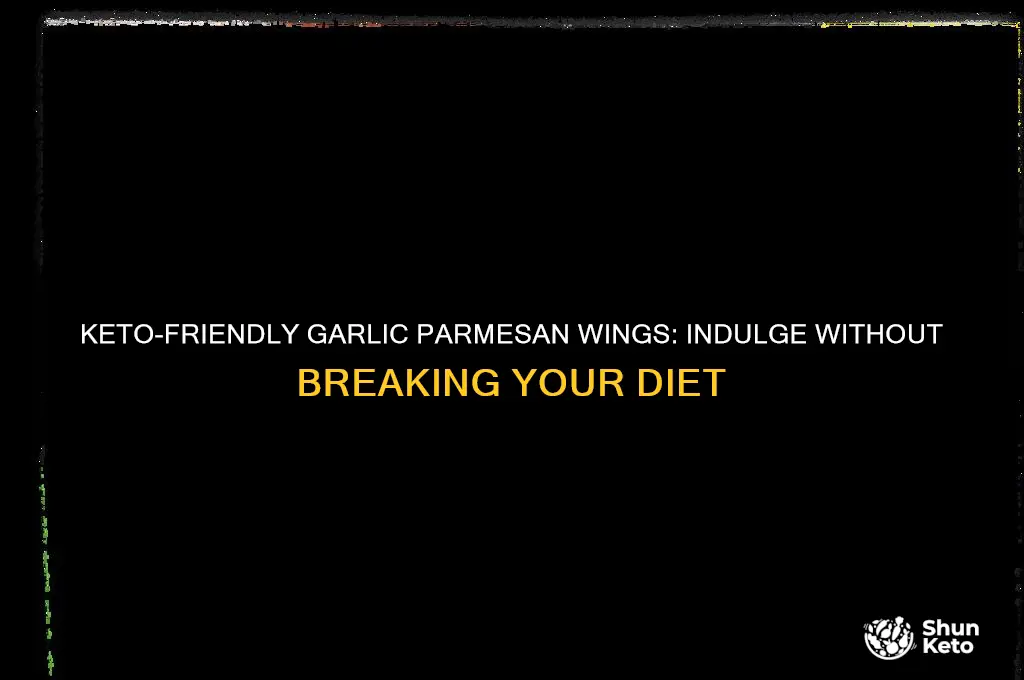 can you have garlic parmesan wings on a keto diet
