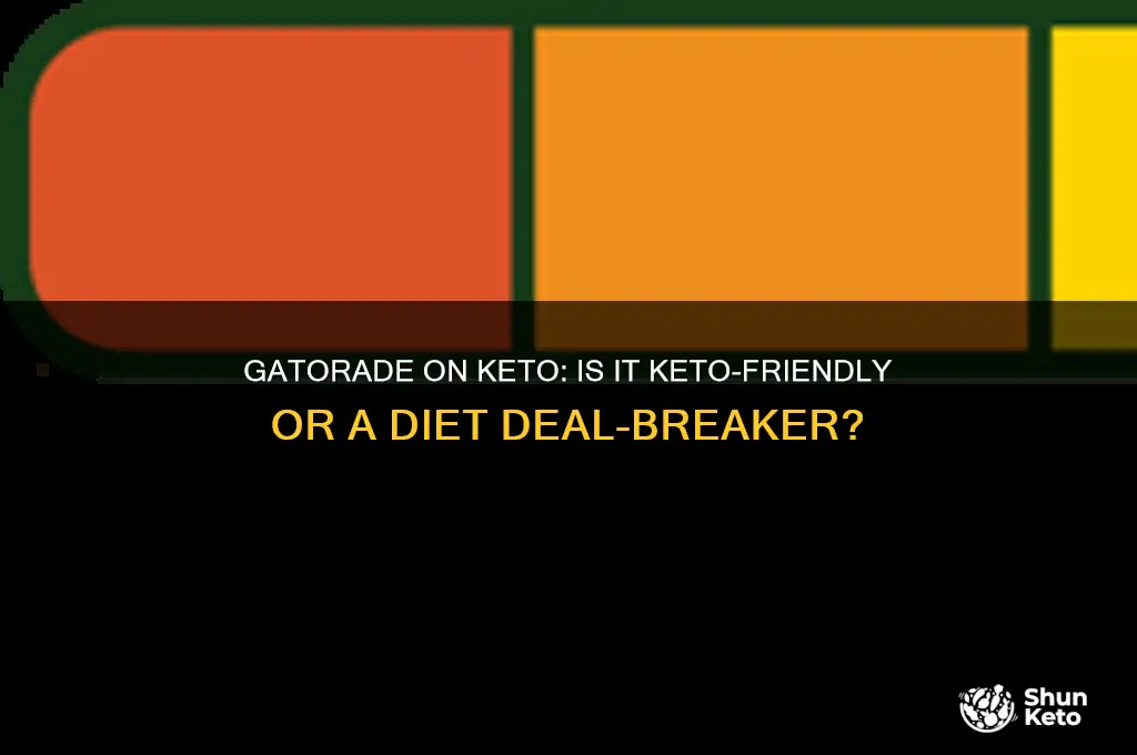 can you have gatorade on keto