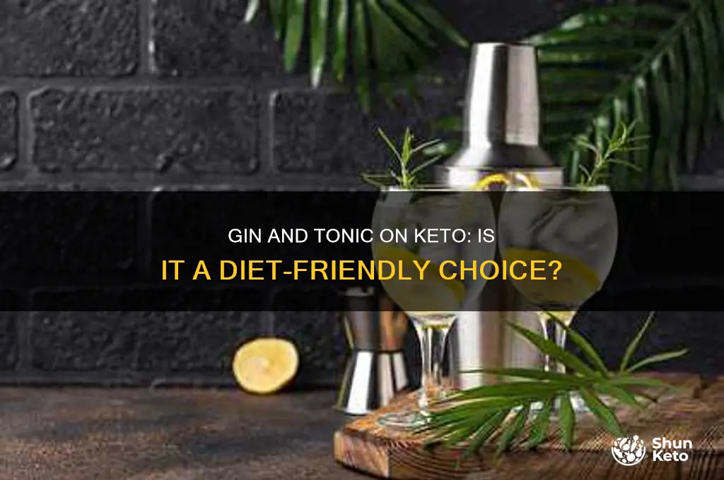 can you have gin and tonic on keto diet