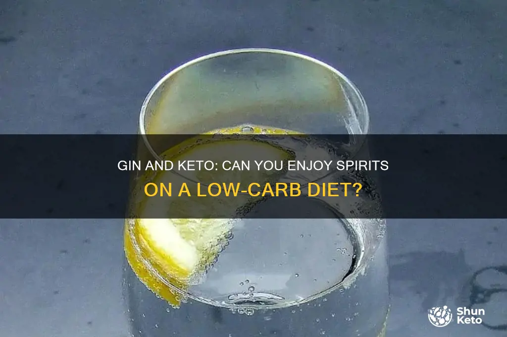 can you have gin on keto