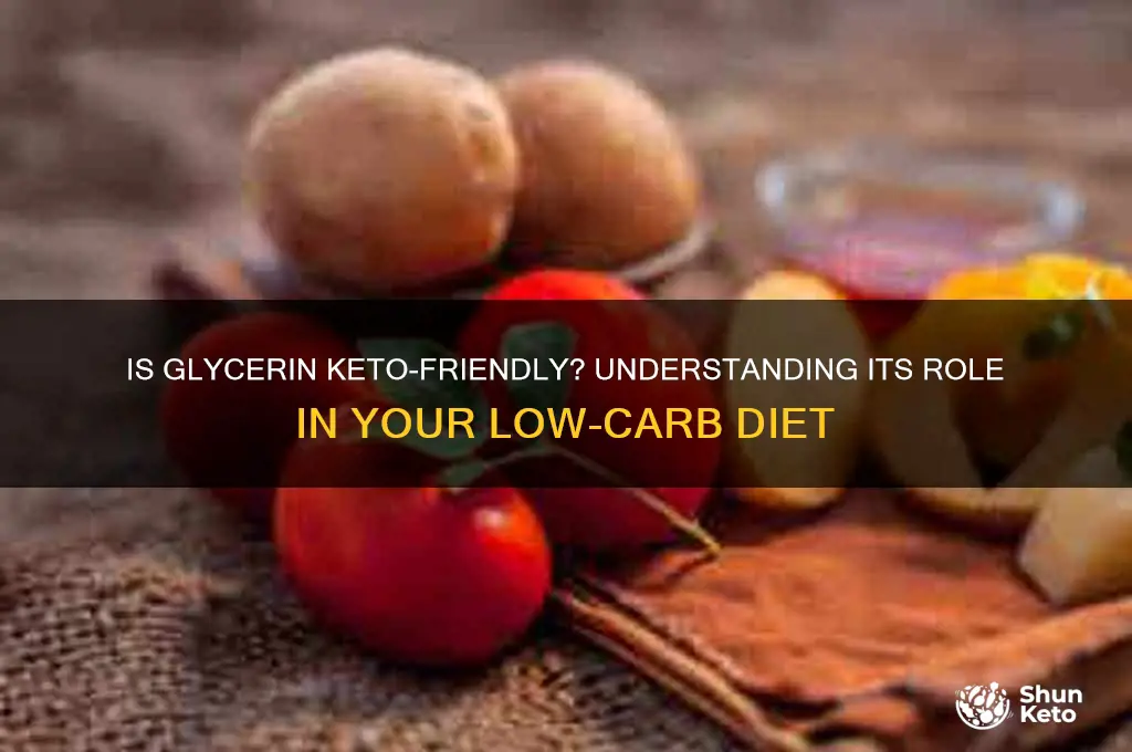 can you have glycerin on keto