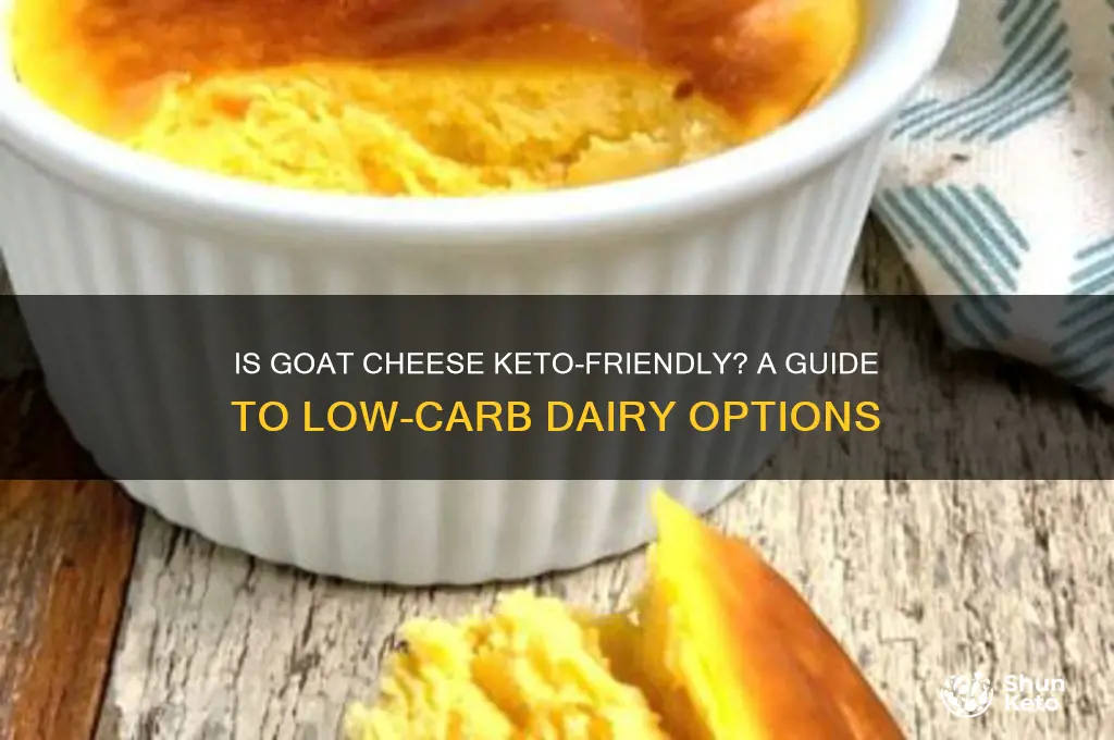 can you have goat cheese on keto diet