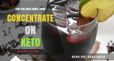 Grape Juice Concentrate on Keto: Is It a Low-Carb Option?