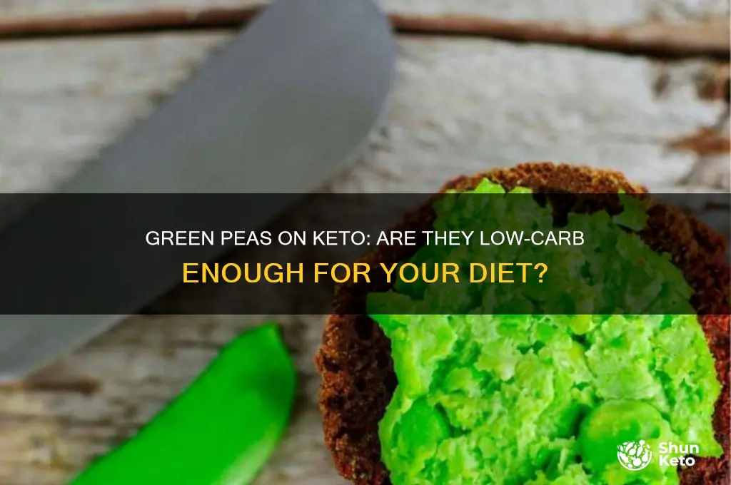 can you have green peas on keto diet