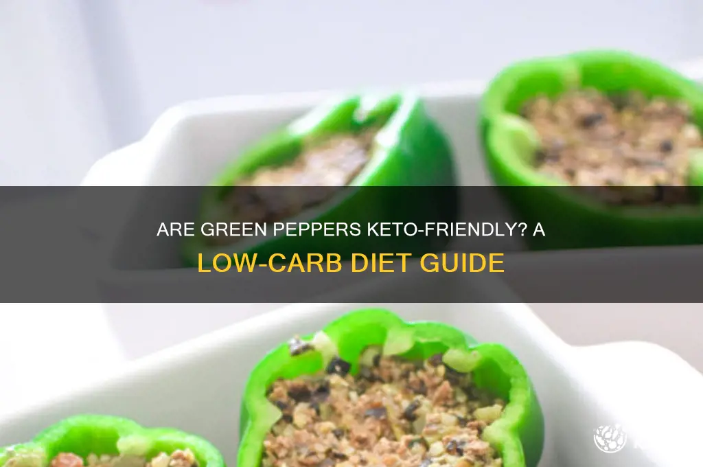 can you have green peppers on keto