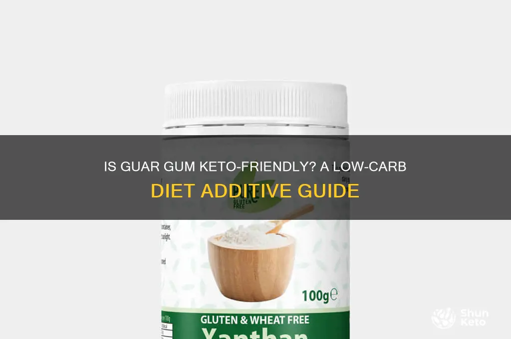 can you have guar gum on keto
