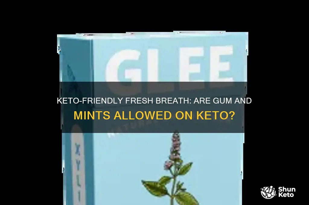 can you have gum or mints on keto