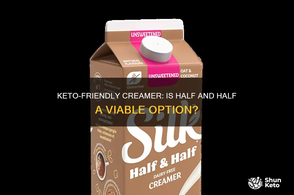 can you have half and half creamer on keto