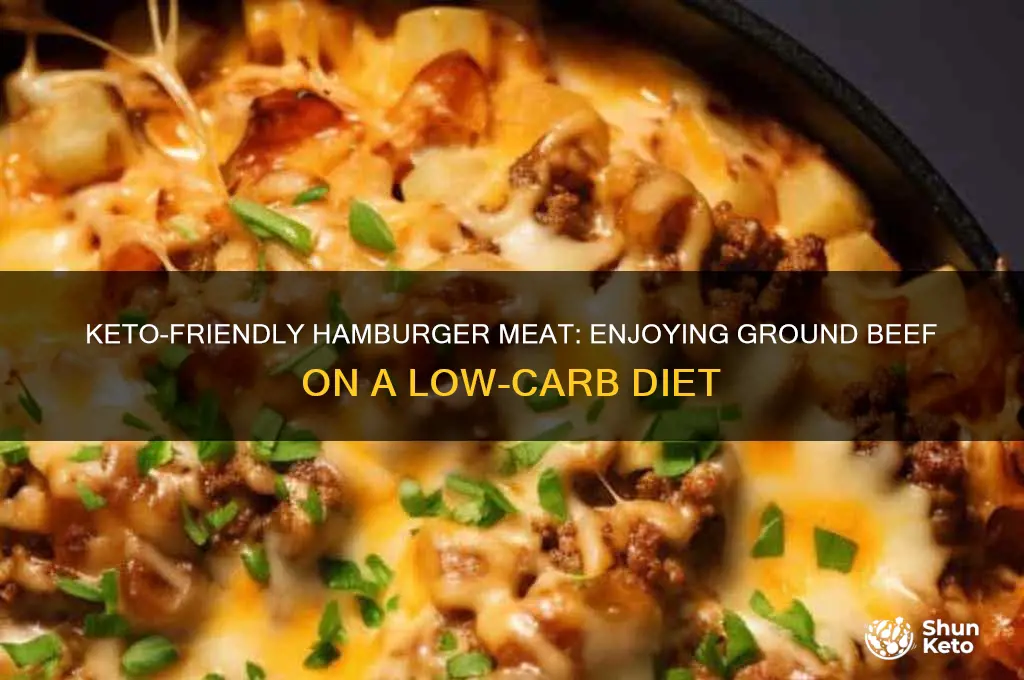 can you have hamburger meat on keto