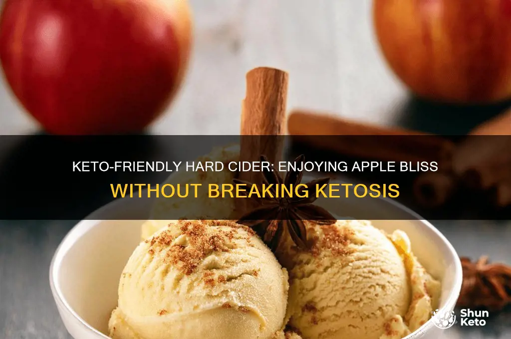 can you have hard cider on keto