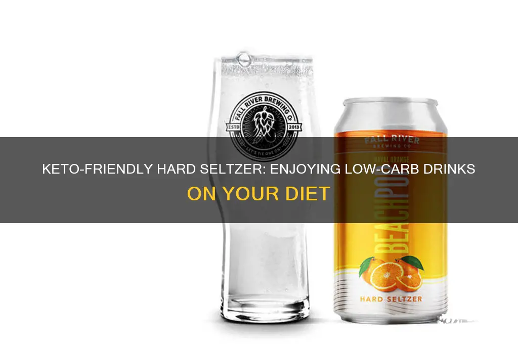 can you have hard seltzer on keto