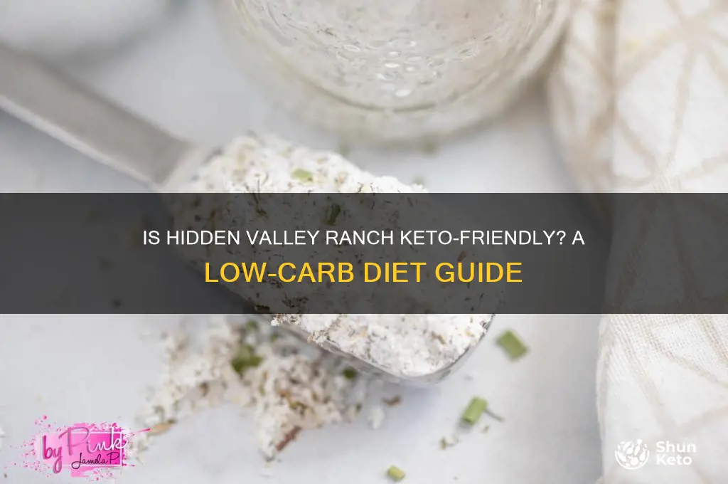 can you have hidden valley ranch on keto