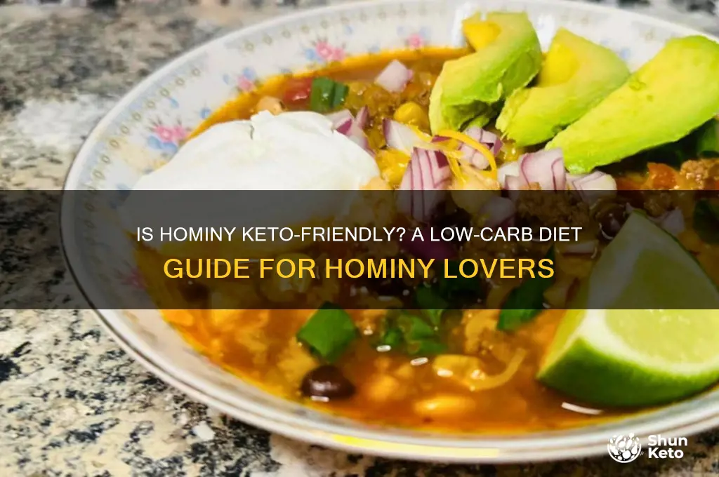 can you have hominy on the keto diet