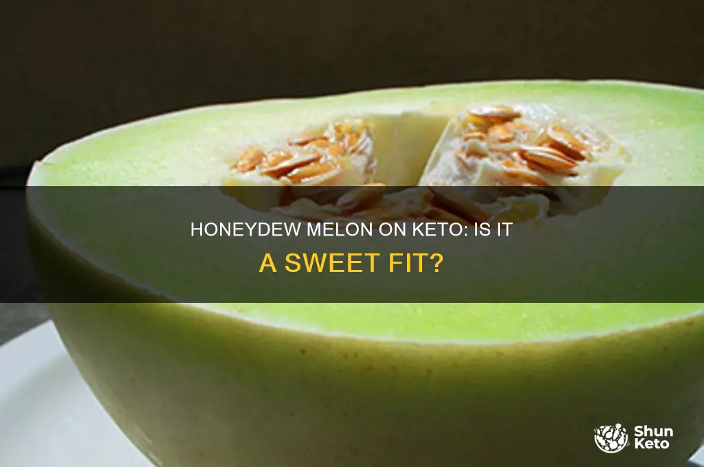 can you have honeydew melon on keto diet