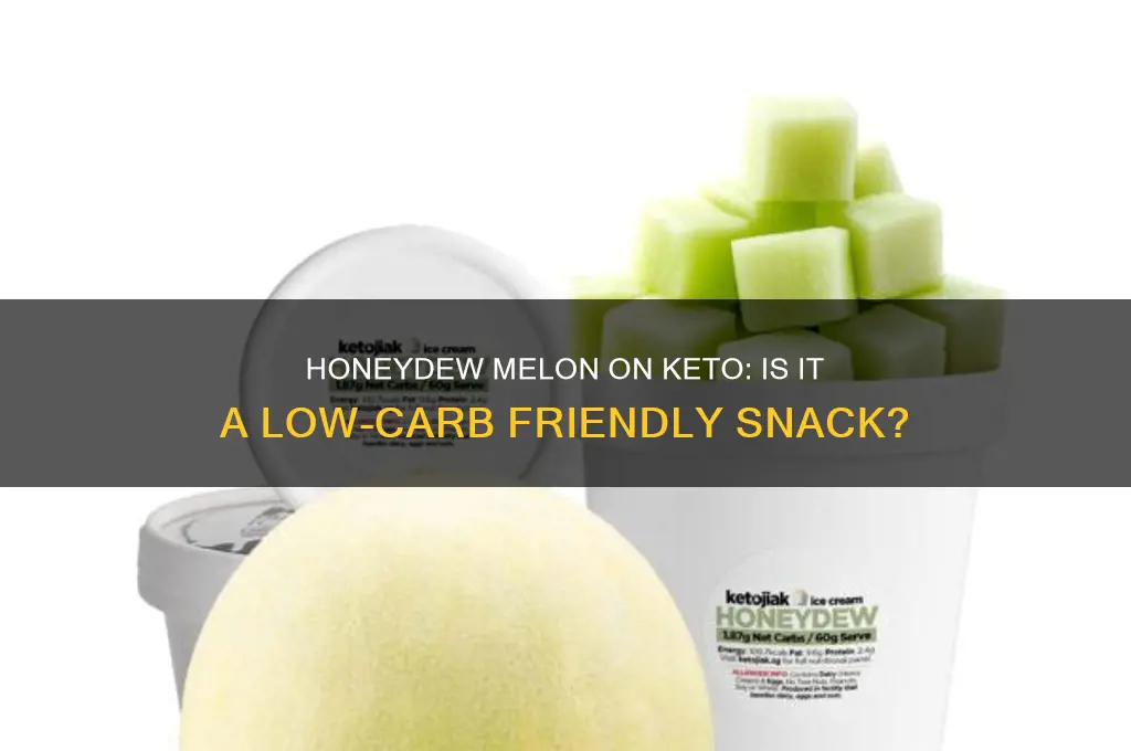 can you have honeydew melon on keto