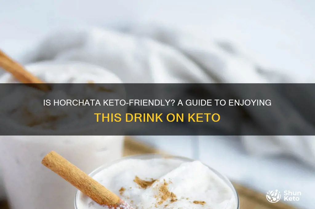 can you have horchata on keto