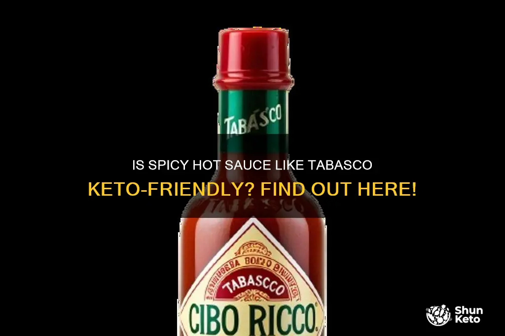 can you have hot tobasco on keto