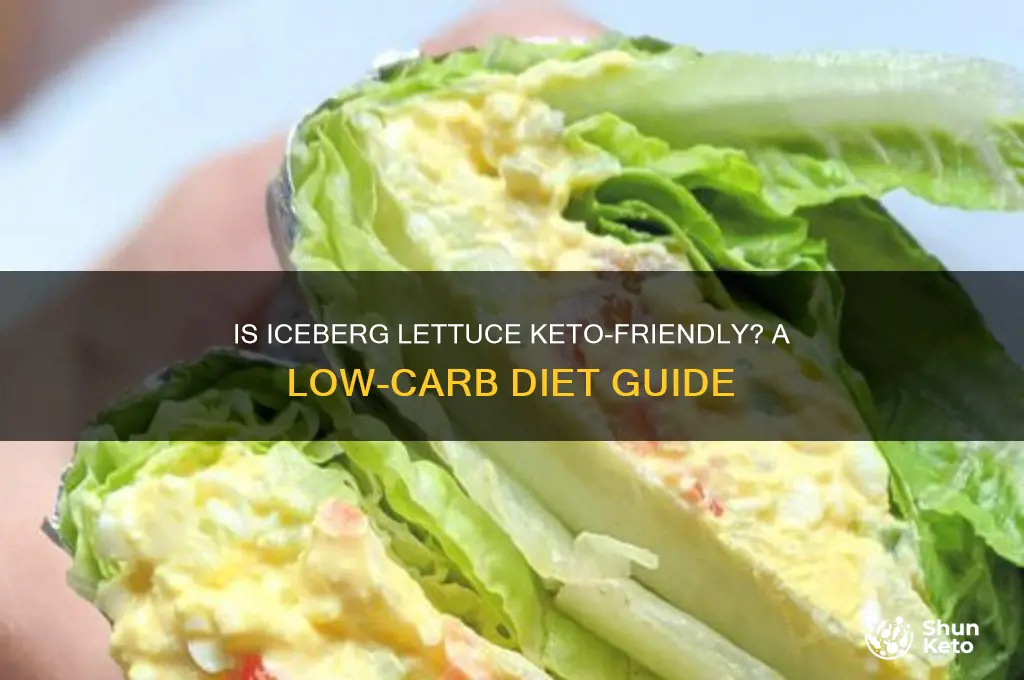 can you have iceberg lettuce on keto