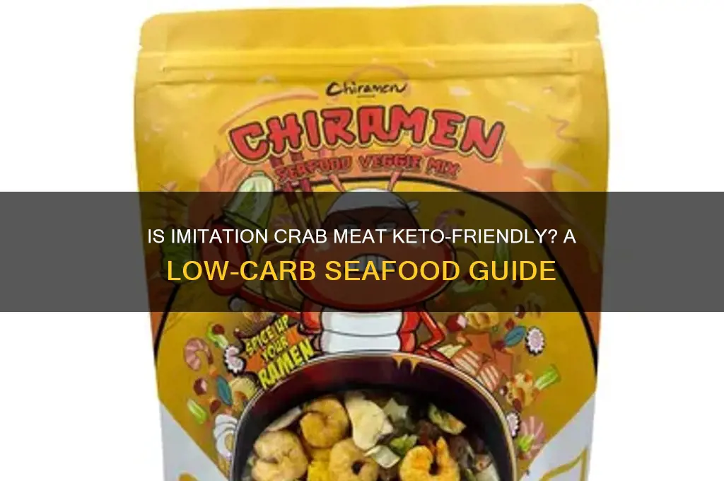 can you have imitation crab meat on keto